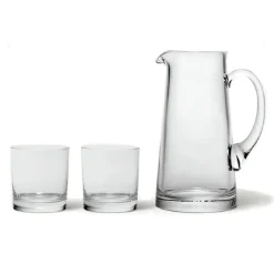 Josephs Jewelers Serveware>KostaBoda – Limelight Pitcher & 2 D.O.F. Set