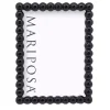 Josephs Jewelers Home Décor>Mariposa – Black Baubles 5×7 Frame