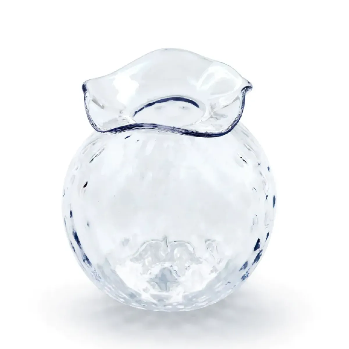 Josephs Jewelers Home Décor>Mariposa – Clear Pineapple Textured Bud Vase