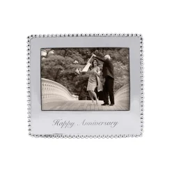 Josephs Jewelers Home Décor>Mariposa – “Happy Anniversary” Beaded 5×7 Frame