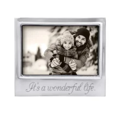 Josephs Jewelers Home Décor>Mariposa – “It’s a Wonderful Life” Signature 4×6 Frame
