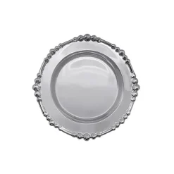 Josephs Jewelers Serveware>Mariposa – Pearl Drop Wine Plate