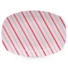 Josephs Jewelers Serveware>Mariposa – Peppermint Stripes Platter