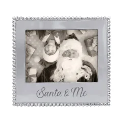 Josephs Jewelers Home Décor>Mariposa – “Santa & Me” Beaded 5×7 Frame