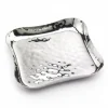 Josephs Jewelers Serveware>Mary Jurek – Blossom Free Form Square Tray 9″