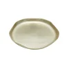 Josephs Jewelers Serveware>Mary Jurek – Gold Round Blossom Tray