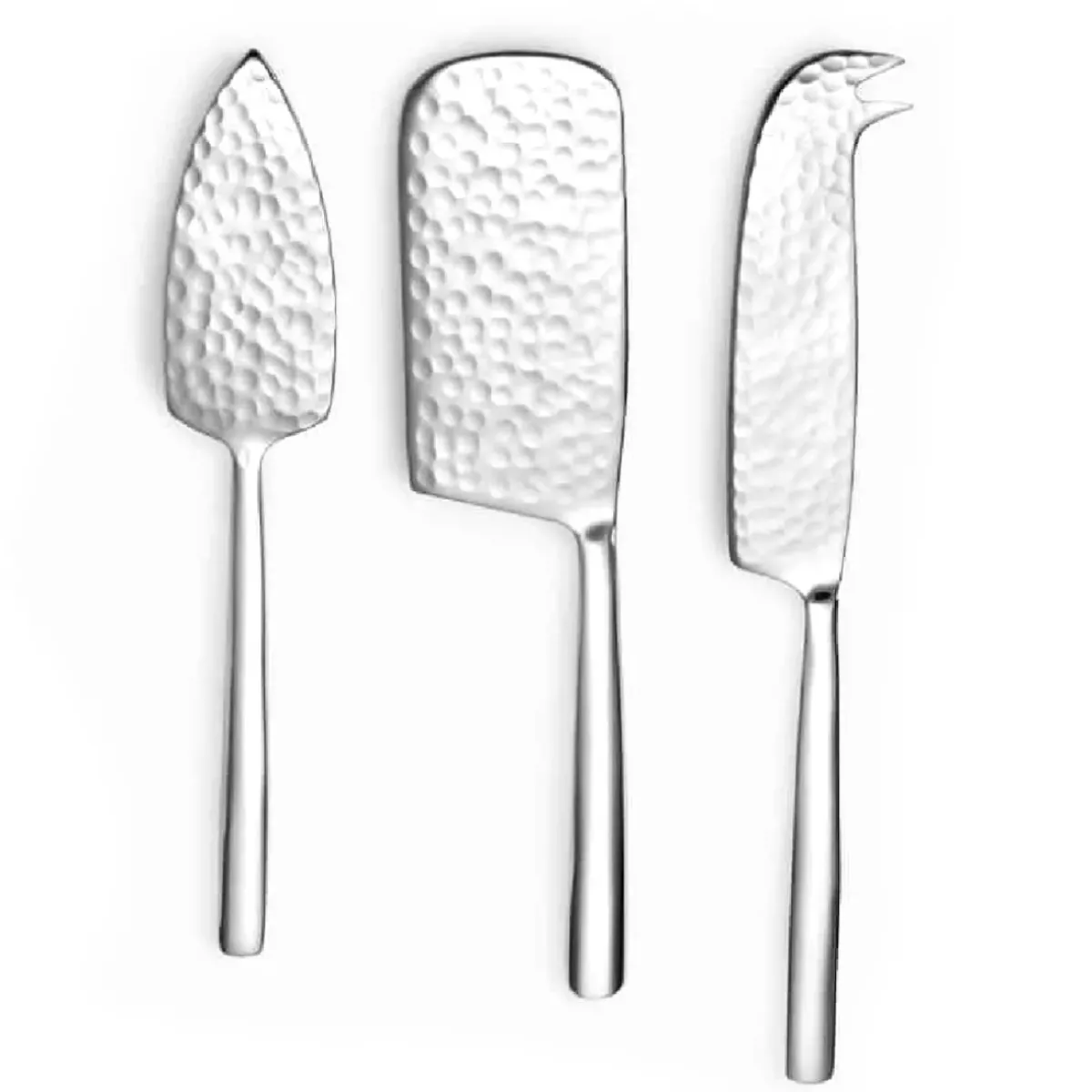 Josephs Jewelers Serveware>Mary Jurek – Versa 3 piece Cheese Knife Set