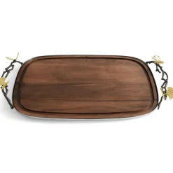 Josephs Jewelers Serveware>Michael Aram – Butterfly Ginkgo Bread Board