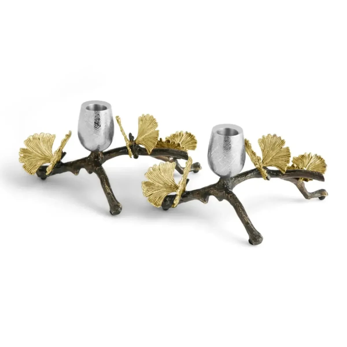 Josephs Jewelers Home Décor>Michael Aram – Butterfly Ginkgo Candleholders Set of 2