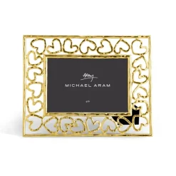 Josephs Jewelers Home Décor>Michael Aram – Gold Heart 4×6 Frame