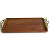 Josephs Jewelers Serveware>Michael Aram – Medium Pine Cone Wood Tray