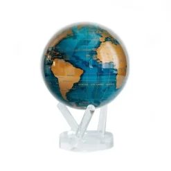 Josephs Jewelers Home Décor>Mova – Blue & Gold Globe 6″
