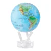 Josephs Jewelers Home Décor>Mova – Blue Relief Map World Globe 4.5″