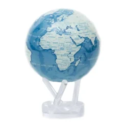Josephs Jewelers Home Décor>Mova – Sky Blue & White 6″ Globe