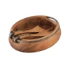 Josephs Jewelers Serveware>Nambe – Anvil Salad Bowl with Servers