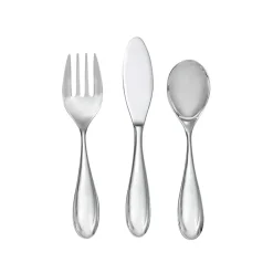 Josephs Jewelers Serveware>Nambe – Kibbo Toddler Flatware Set of 3