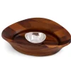 Josephs Jewelers Serveware>Nambe – Ripple Chip & Dip Bowl