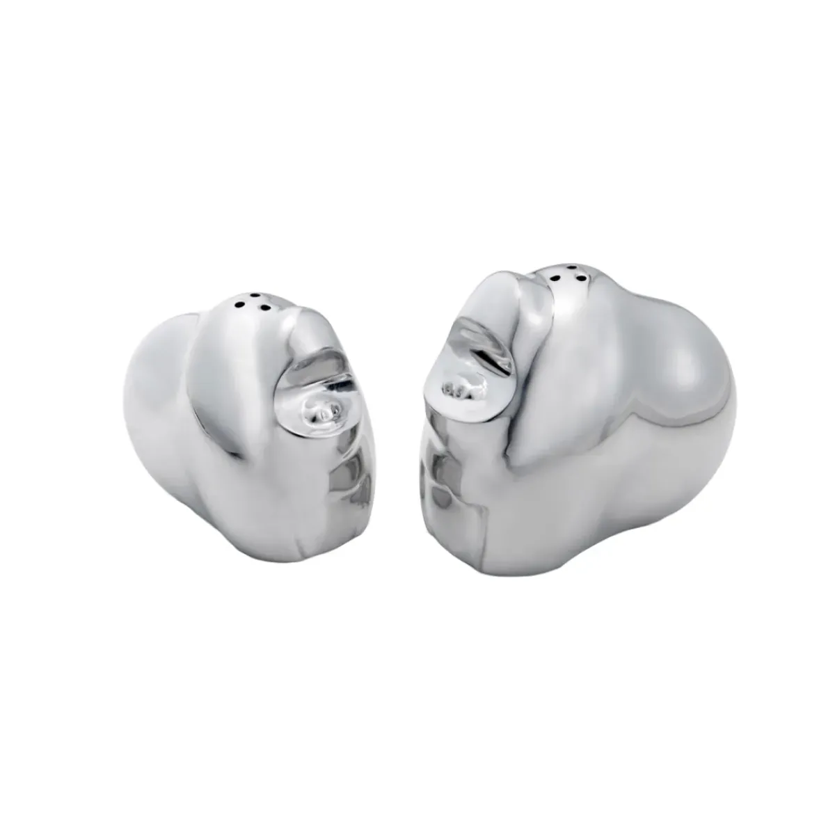 Josephs Jewelers Serveware>Nambe – Savanna Gorilla Salt & Pepper Shakers
