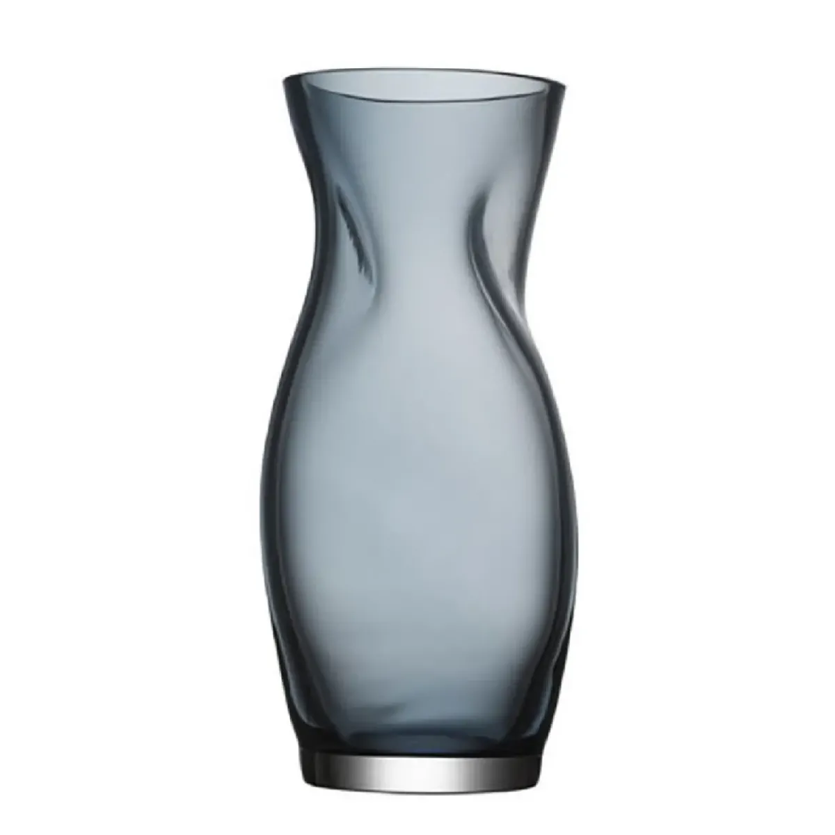 Josephs Jewelers Home Décor>Orrefors – Small Blue/Gray Squeeze Vase