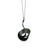 Josephs Jewelers Necklaces And Pendants>Oxidized Sterling Silver Swirl Pendant with Chain