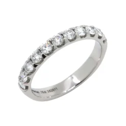 Josephs Jewelers Wedding Bands For Women>Platinum Shared Prong Diamond Wedding Band