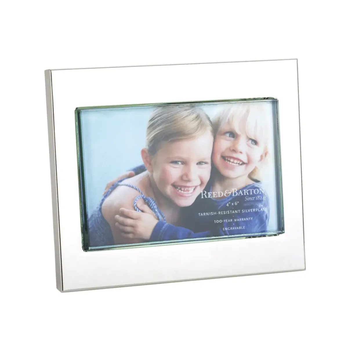 Josephs Jewelers Home Décor>Reed & Barton – Addison 4×6 Silver-plate Frame