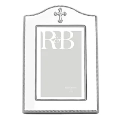Josephs Jewelers Home Décor>Reed & Barton – Abbey Cross 5×7 Silver-plate Frame