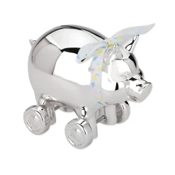 Josephs Jewelers Home Décor>Reed & Barton – Piggy with Wheels Bank