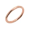 Josephs Jewelers Rings>Rose Gold Filled Stackable Railroad Band