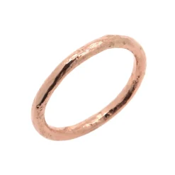 Josephs Jewelers Rings>Rose Gold Filled Stackable Railroad Band