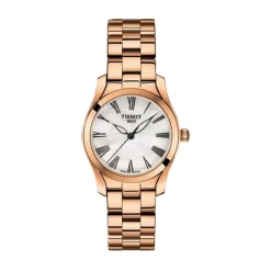Josephs Jewelers Tissot Watches>Rose Gold-Tone Tissot T-Wave Quartz Watch