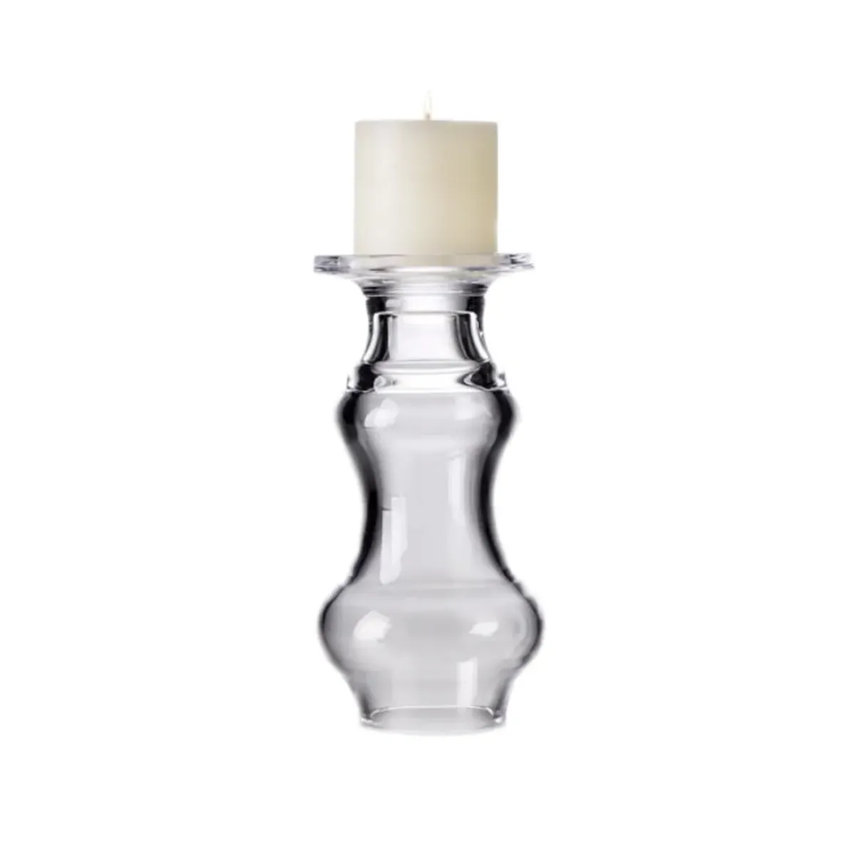 Josephs Jewelers Home Décor>Simon Pearce – Medium Bloomfield Pillar Holder