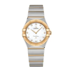 Josephs Jewelers Omega Watches>Stainless Steel And 18K Yellow Gold Omega Constellation