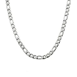 Josephs Jewelers Men’s Jewelry>Stainless Steel Figaro Chain