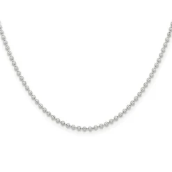 Josephs Jewelers Necklaces And Pendants>Stainless Steel 20-Inch 2 mm Bead Chain