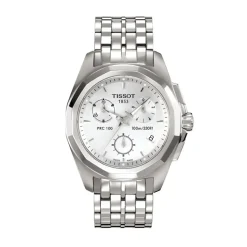 Josephs Jewelers Tissot Watches>Stainless Steel Tissot PRC100 Quartz Chronograph Watch