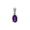 Josephs Jewelers Necklaces And Pendants>Sterling Silver Amethyst Pendant