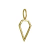 Josephs Jewelers Bracelets>Sterling Silver and Gold Plated Open Diamond Charm
