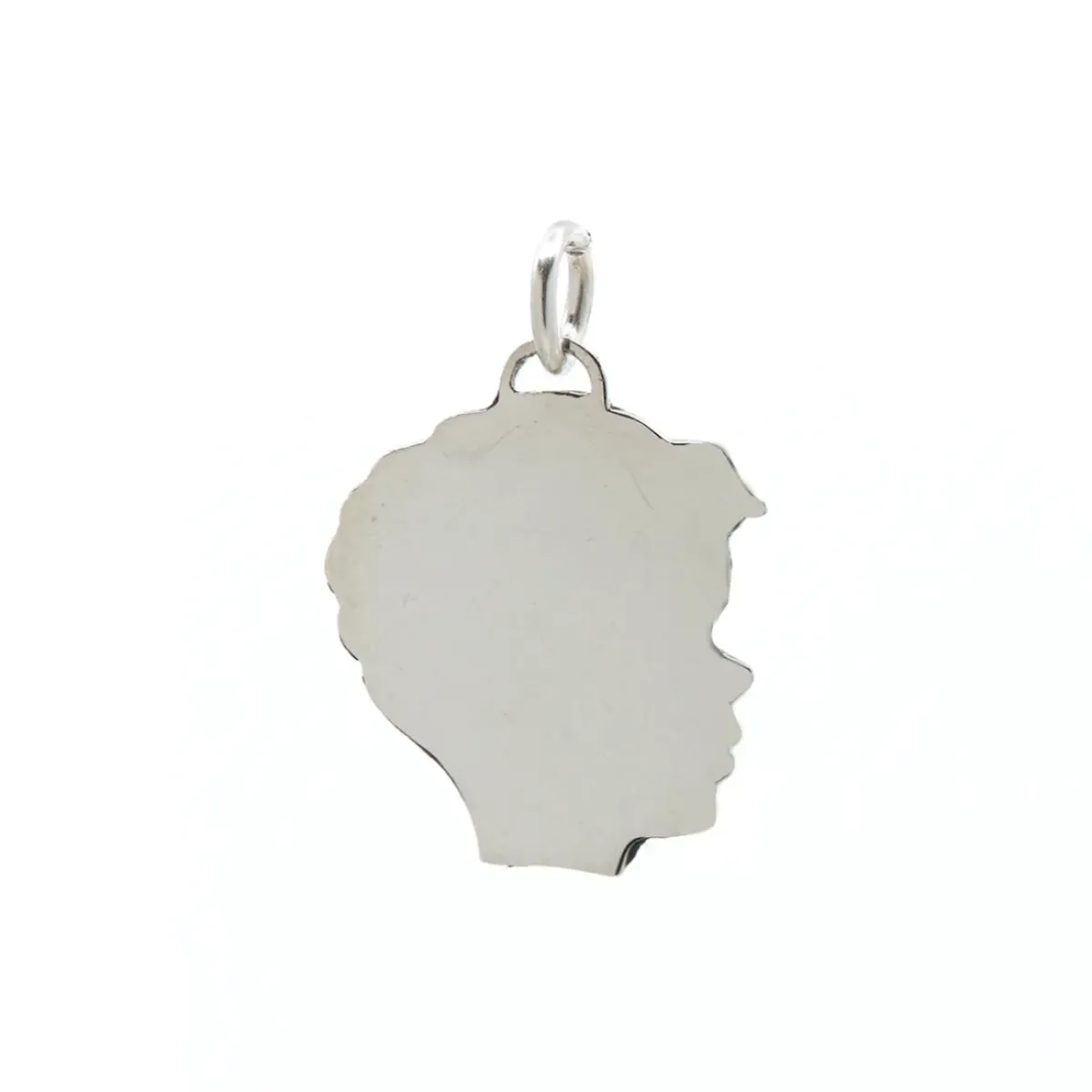 Josephs Jewelers Necklaces And Pendants>Sterling Silver Boy Head Charm