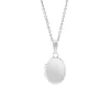 Josephs Jewelers Necklaces And Pendants>Sterling Silver Children’s Oval Locket and Chain