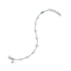 Josephs Jewelers Bracelets>Sterling Silver Crystal and Tsavorite Bracelet