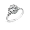 Josephs Jewelers Wedding Bands For Women>Sterling Silver Cubic Zirconia Sample Engagement Ring