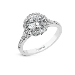 Josephs Jewelers Engagement Rings>Sterling Silver Cubic Zirconia Sample Engagement Ring