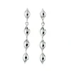 Josephs Jewelers Earrings>Sterling Silver Curvy Drop Earrings