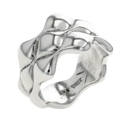 Josephs Jewelers Rings>Sterling Silver Curvy Tapered Ring