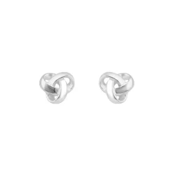 Josephs Jewelers Earrings>Sterling Silver Dew Heritage Knot Earrings