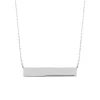 Josephs Jewelers Necklaces And Pendants>Sterling Silver Engravable Bar Necklace