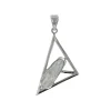 Josephs Jewelers Necklaces And Pendants>Sterling Silver Freeform Pearl Pendant