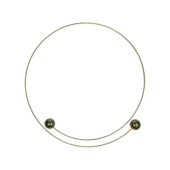 Josephs Jewelers Necklaces And Pendants>Sterling Silver Gray Pearl Choker Necklace
