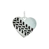 Josephs Jewelers Necklaces And Pendants>Sterling Silver Heart Tread Pendant